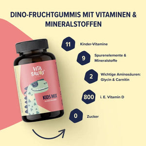 Vitasauri® Kids Mix kaufen -  edubily Vitamine  - Fitness Onlineshop