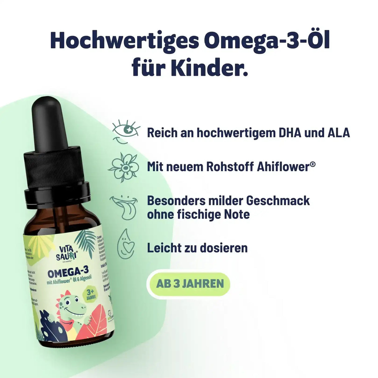 Vitasauri® Kids Omega-3 kaufen -  edubily Omega 3  - Fitness Onlineshop