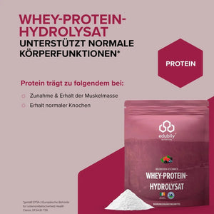 Whey-Hydrolysat Pulver aus Weidemilch Waldbeere kaufen -  edubily Whey Proteinpulver  - Fitness Onlineshop