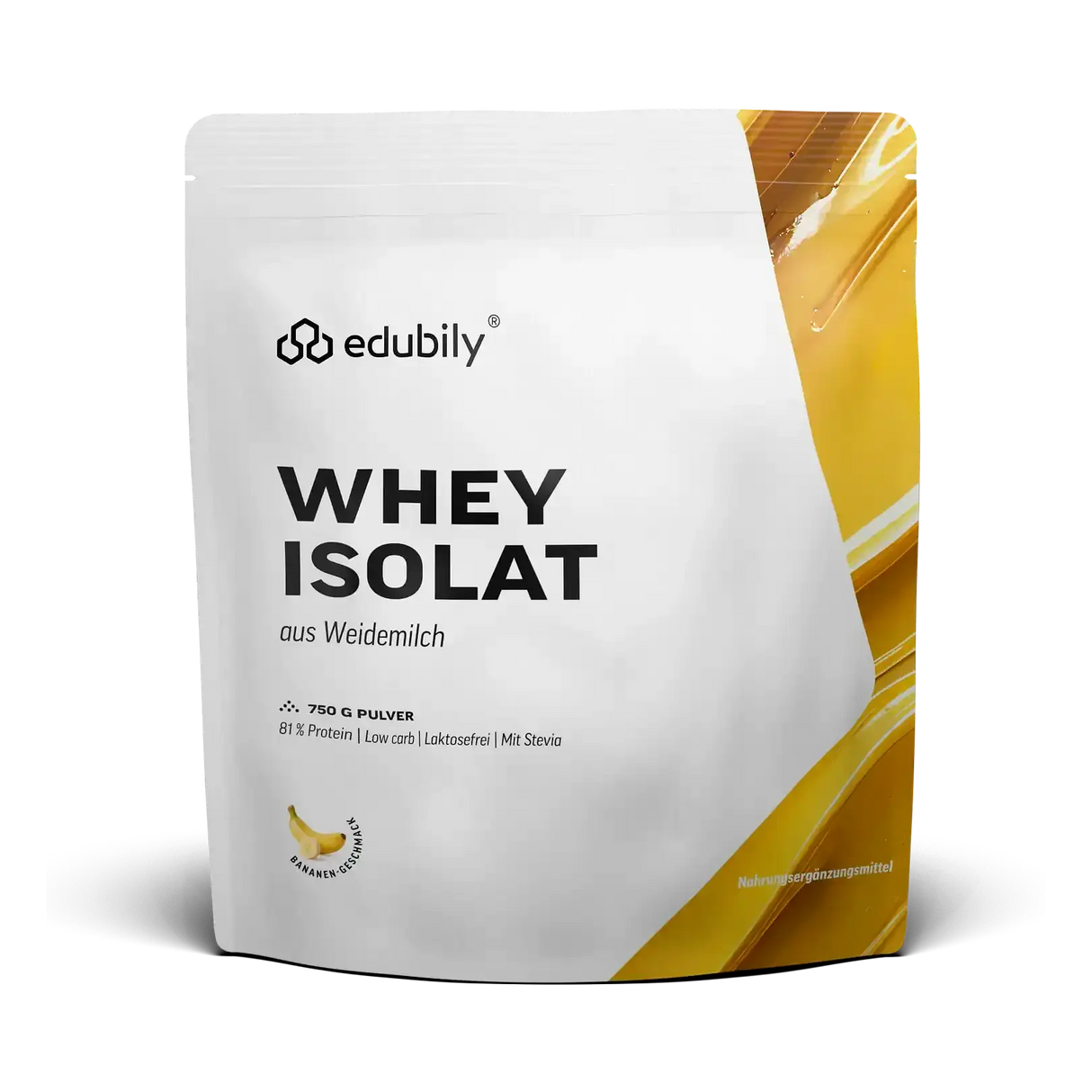 Buy Whey Isolate Powder Made from Grass-Fed Milk with Banana Flavor - edubily Whey Protein Powder - Online Fitness Store