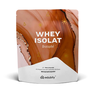 Whey-Isolat Pulver aus Weidemilch Bratapfel kaufen -  edubily Whey Proteinpulver  - Fitness Onlineshop