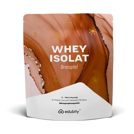 Whey-Isolat Pulver aus Weidemilch Bratapfel kaufen -  edubily Whey Proteinpulver  - Fitness Onlineshop
