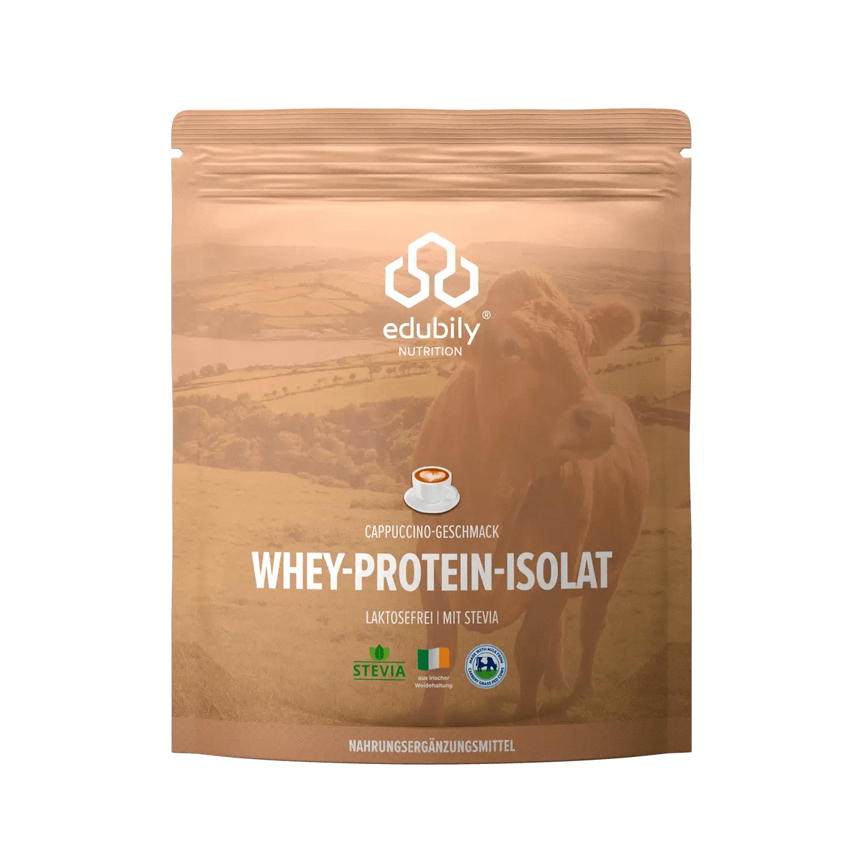 Buy Whey Isolate Powder Made from Pasture-Raised Milk (Cappuccino Flavor) - edubily Whey Protein Powder - Online Fitness Store