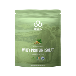 Whey-Isolat Pulver aus Weidemilch Pistazie kaufen -  edubily Whey Proteinpulver  - Fitness Onlineshop