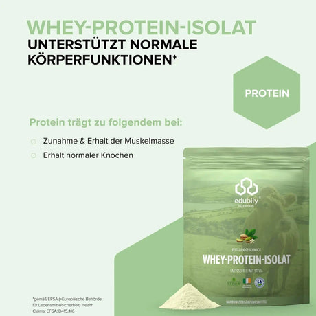Whey-Isolat Pulver aus Weidemilch kaufen -  edubily Whey Proteinpulver  - Fitness Onlineshop