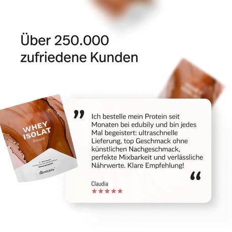 Whey-Isolat Pulver aus Weidemilch kaufen -  edubily Whey Proteinpulver  - Fitness Onlineshop