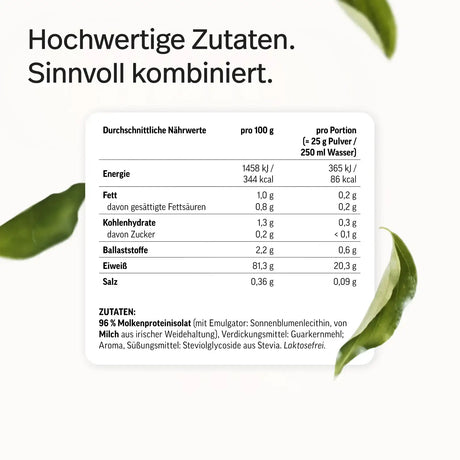 Whey-Isolat Pulver aus Weidemilch kaufen -  edubily Whey Proteinpulver  - Fitness Onlineshop