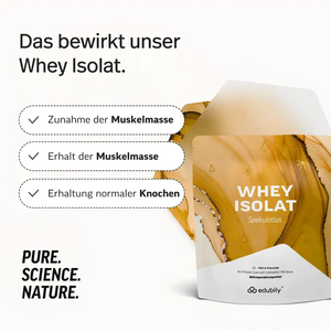 Whey-Isolat Pulver aus Weidemilch kaufen -  edubily Whey Proteinpulver  - Fitness Onlineshop