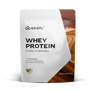 Whey Protein Konzentrat Kakao kaufen -  edubily Whey Proteinpulver  - Fitness Onlineshop