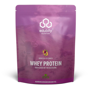 Whey Protein Konzentrat Maracuja kaufen -  edubily Whey Proteinpulver  - Fitness Onlineshop