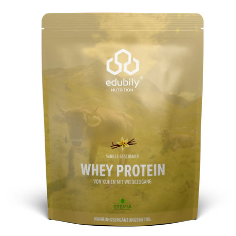 Whey Protein Konzentrat Vanille kaufen -  edubily Whey Proteinpulver  - Fitness Onlineshop
