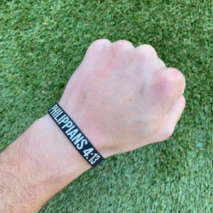 PHILIPPIANS 4:13 VERSE Wristband kaufen -  Elite Athletic Gear Armbänder  - Fitness Onlineshop