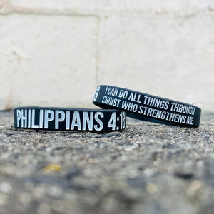 PHILIPPIANS 4:13 VERSE Wristband kaufen -  Elite Athletic Gear Armbänder  - Fitness Onlineshop