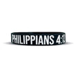Buy the Elite Athletic Gear PHILIPPIANS 4:13 VERSE Wristband XL (9") at HighPowered.ch
