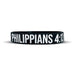 Elite Athletic Gear PHILIPPIANS 4:13 VERSE Wristband XL (9