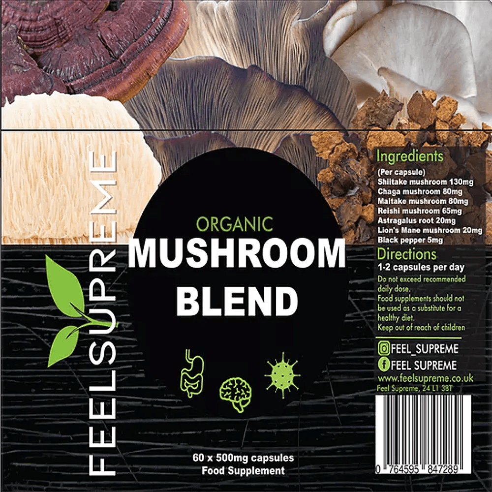 Feel Supreme Feel Supreme Mushroom Blend (bio) 60 Caps 60 x 500 mg kaufen bei HighPowered.ch