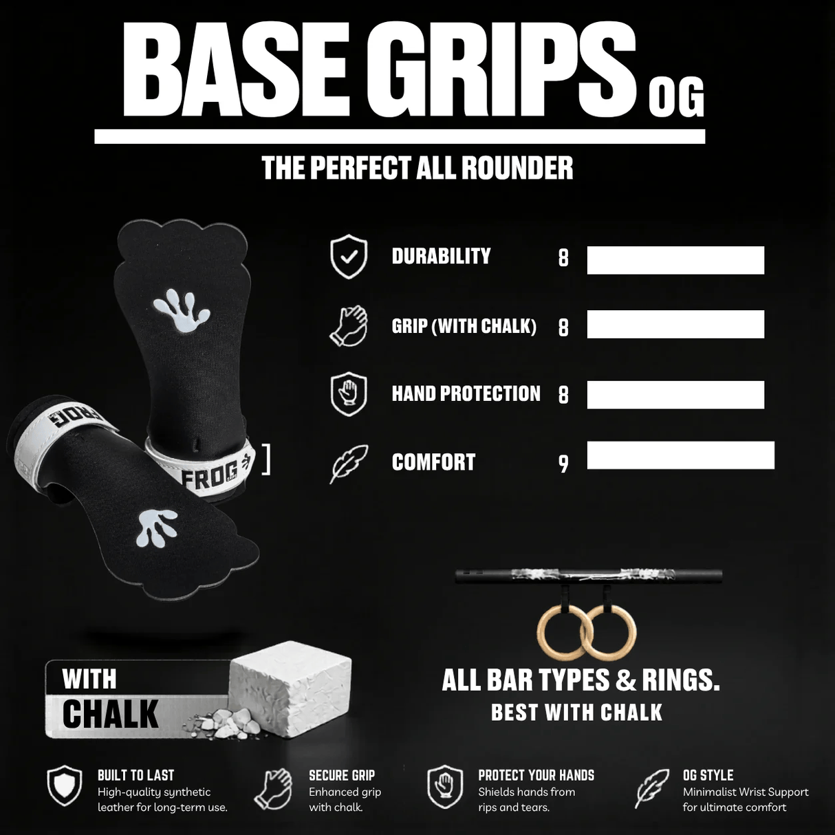 Frog Grips Base kaufen -  Frog Grips Gymnastics Grips  - Fitness Onlineshop