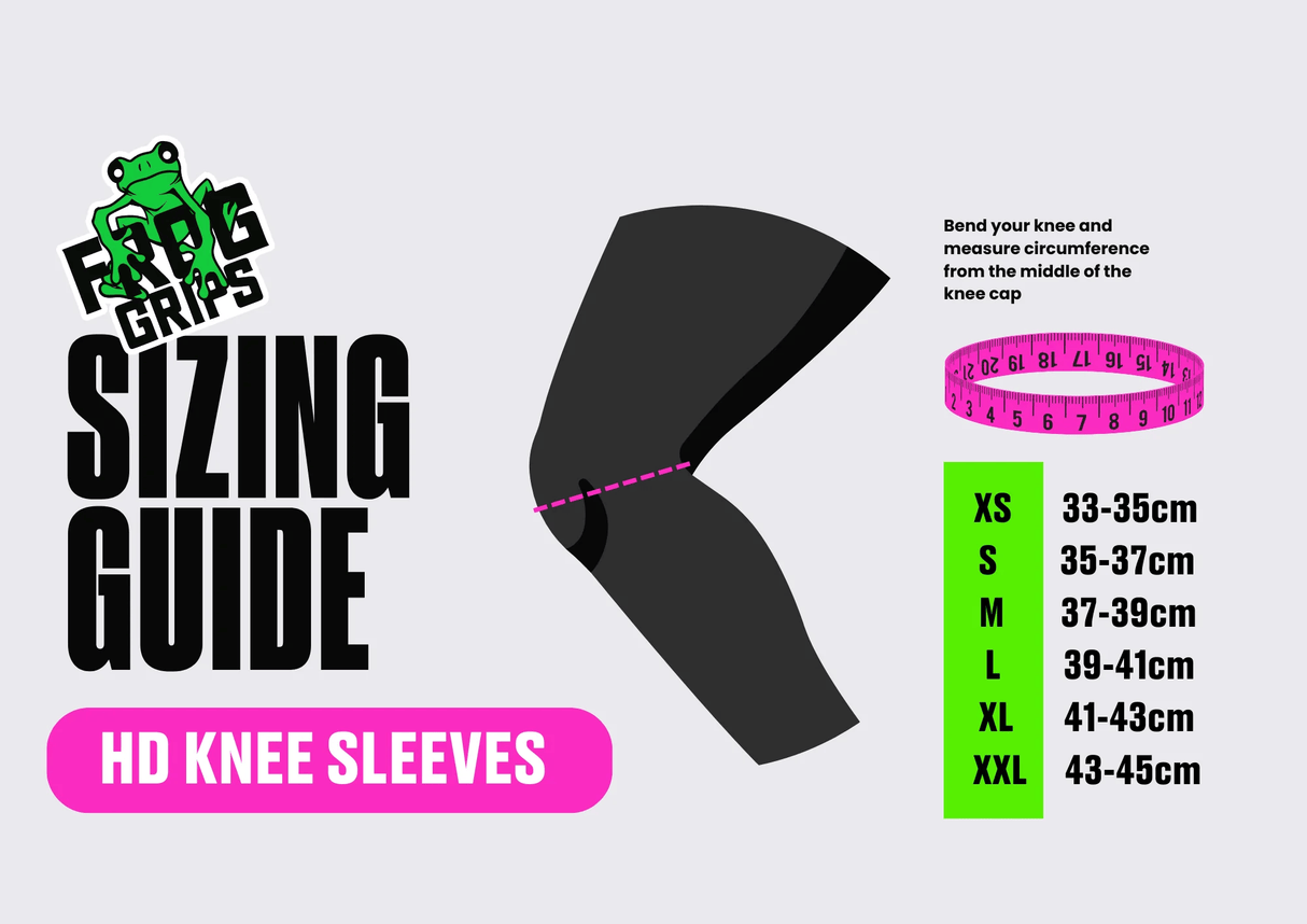 Frog HD Knee Sleeves (Kniebandagen Paar) kaufen -  Frog Grips Kniebandagen  - Fitness Onlineshop
