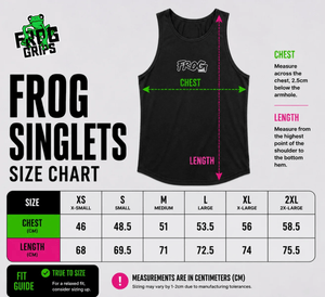 Frog Singlets kaufen -  Frog Grips Oberteile Herren  - Fitness Onlineshop