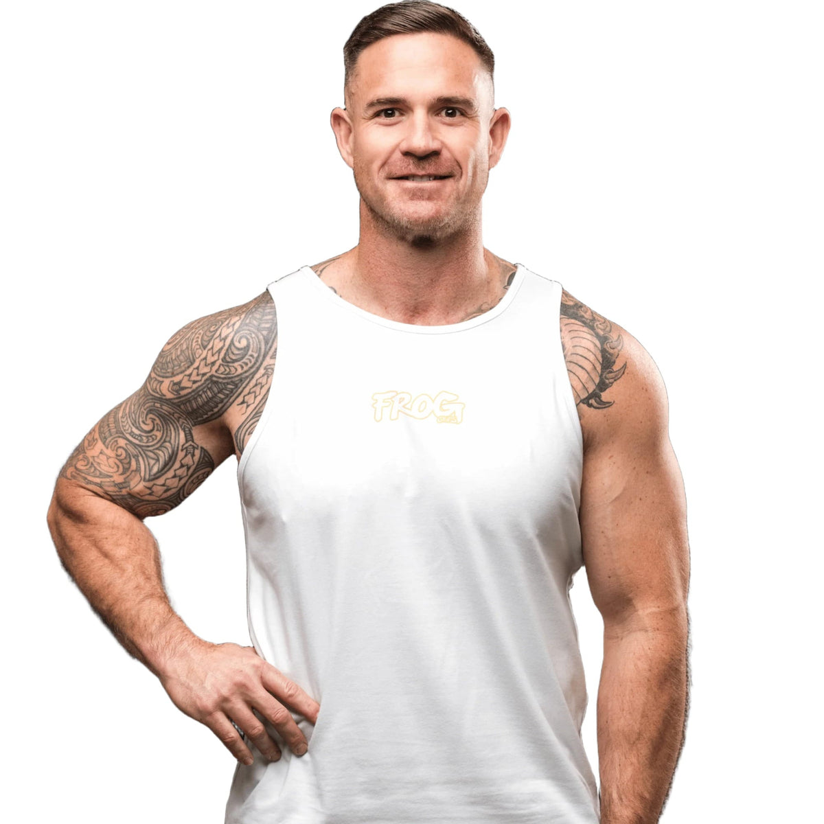 Frog Singlets Orange / XXL kaufen -  Frog Grips Oberteile Herren  - Fitness Onlineshop