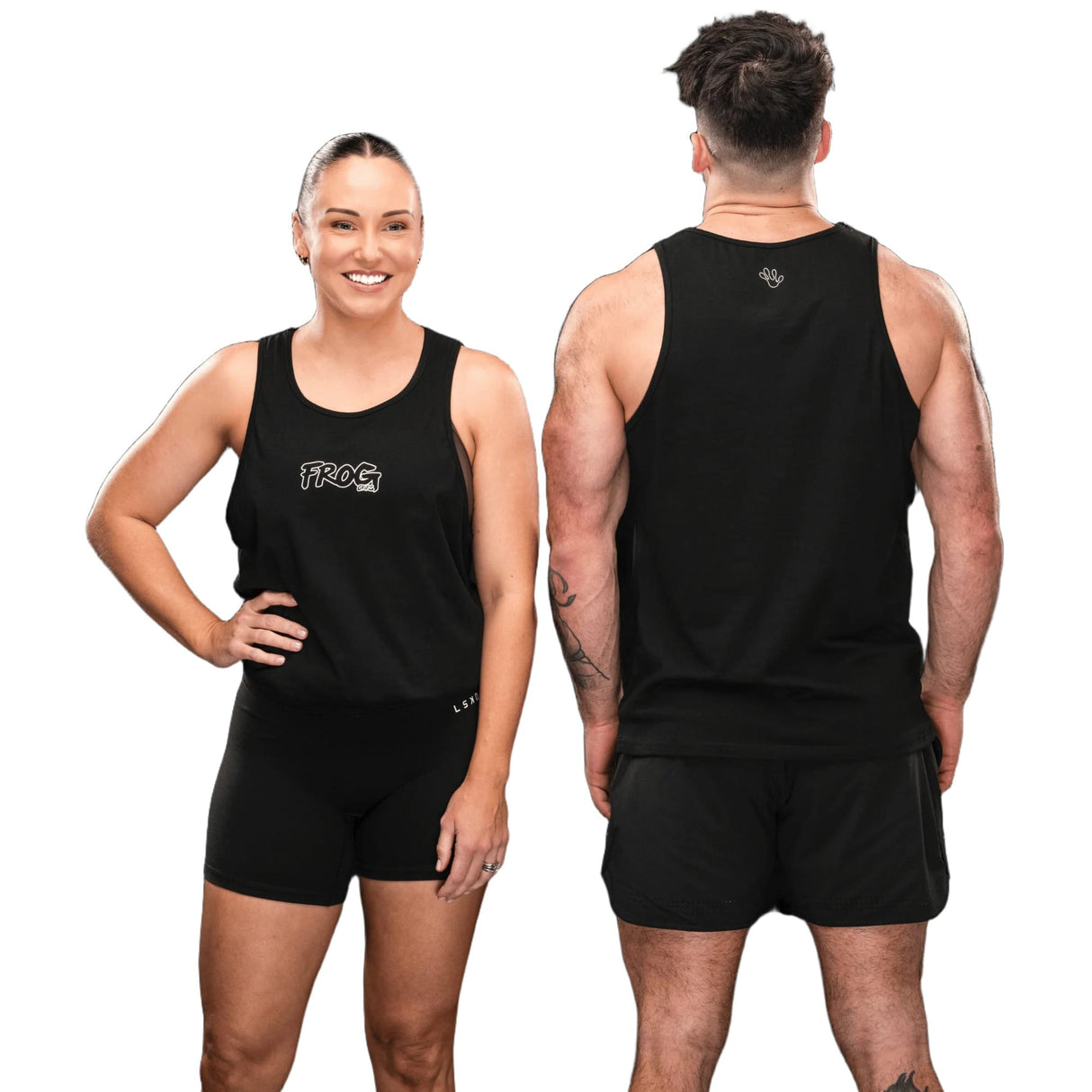 Frog Singlets Schwarz/Schwarz / XXL kaufen -  Frog Grips Oberteile Herren  - Fitness Onlineshop