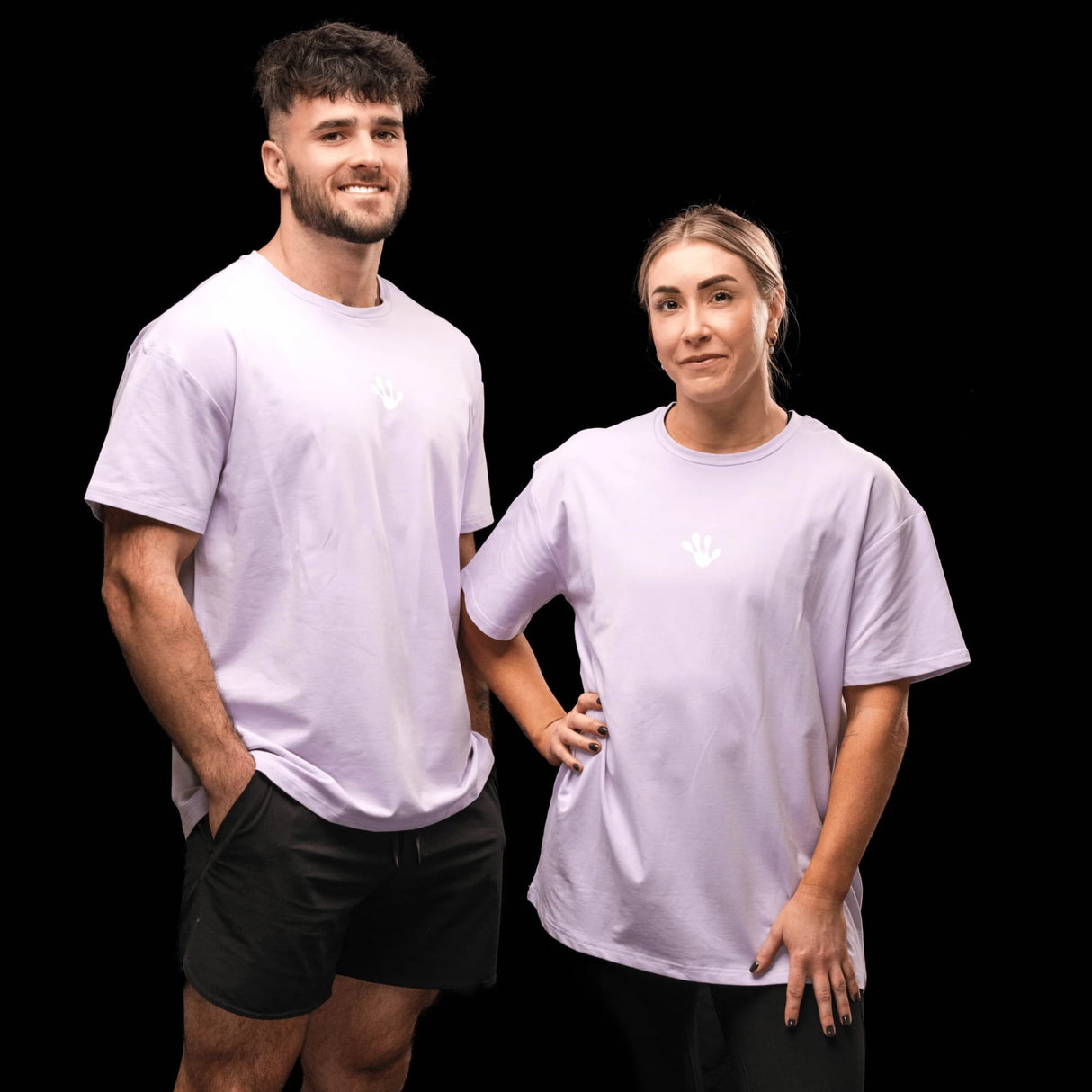 Frog Unisex Oversized T-Shirt (Lavendel) kaufen -  Frog Grips Oberteile Herren  - Fitness Onlineshop