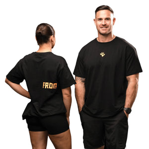 Frog Unisex Oversized T-Shirt Schwarz/Orange / XXXL kaufen -  Frog Grips Oberteile Unisex  - Fitness Onlineshop