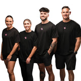 Frog Unisex Oversized T-Shirt Schwarz/Pink / XXXL kaufen -  Frog Grips Oberteile Unisex  - Fitness Onlineshop