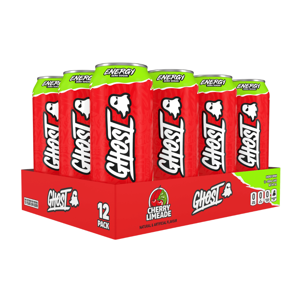 Ghost Energy Drink 12 x 500 ml / Cherry Limeade kaufen -  Ghost Energiedrinks  - Fitness Onlineshop