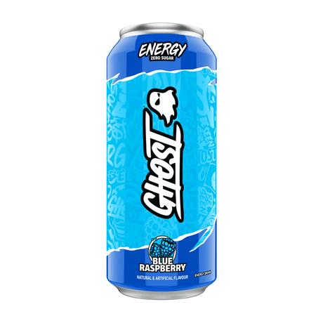 Ghost Energy Drink 500 ml / Blue Raspberry kaufen -  Ghost Energiedrinks  - Fitness Onlineshop