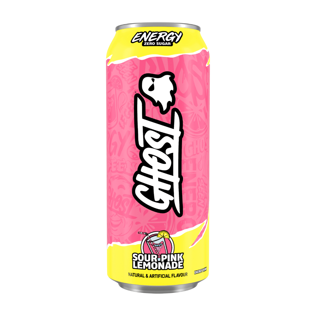 Ghost Energy Drink 500 ml / Sour Pink Lemonade kaufen -  Ghost Energiedrinks  - Fitness Onlineshop