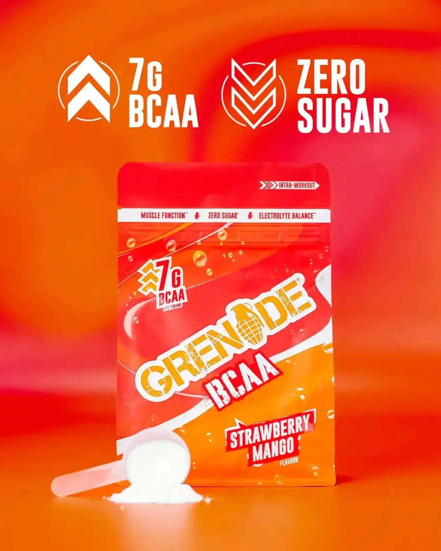 Grenade Grenade BCAA (390 g) Strawberry Mango kaufen bei HighPowered.ch