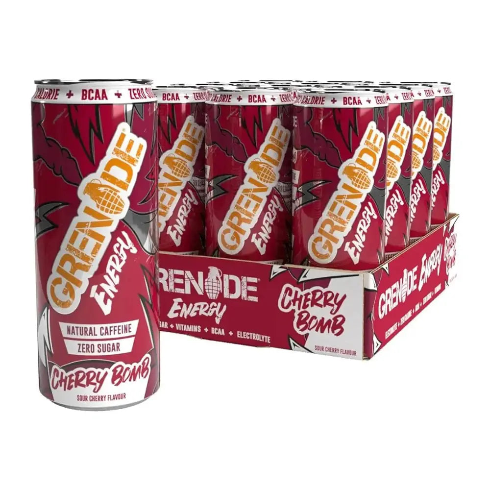 Buy Grenade Grenade Energy Drink 12 x 330 ml Cherry Bomb at HighPowered.ch