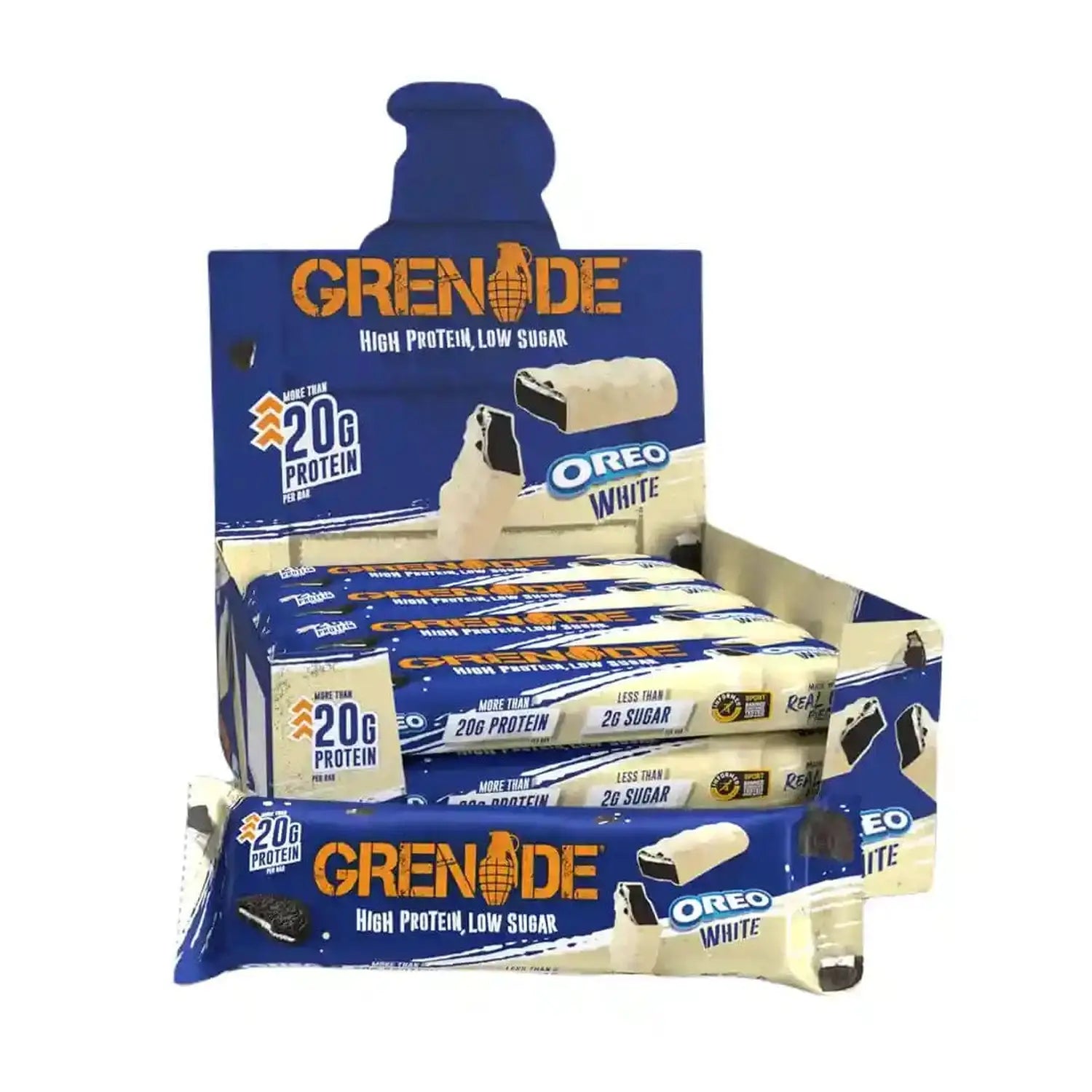 Grenade Grenade Protein Bar 12 x 60 g White Oreo kaufen bei HighPowered.ch