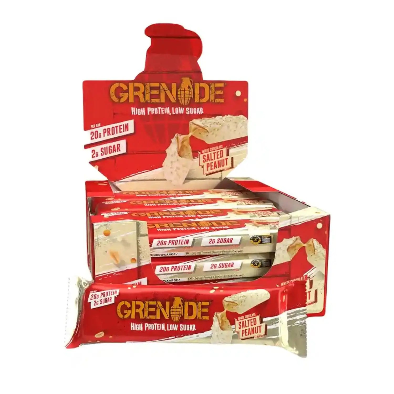 Grenade Grenade Protein Bar 12 x 60 g White Chocolate Salted Peanut kaufen bei HighPowered.ch