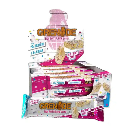 Acheter la barre protéinée Grenade Grenade Birthday Cake (12 x 60 g) sur HighPowered.ch