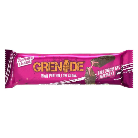 Acheter la barre protéinée Grenade Grenade 60 g au chocolat noir et à la framboise sur HighPowered.ch