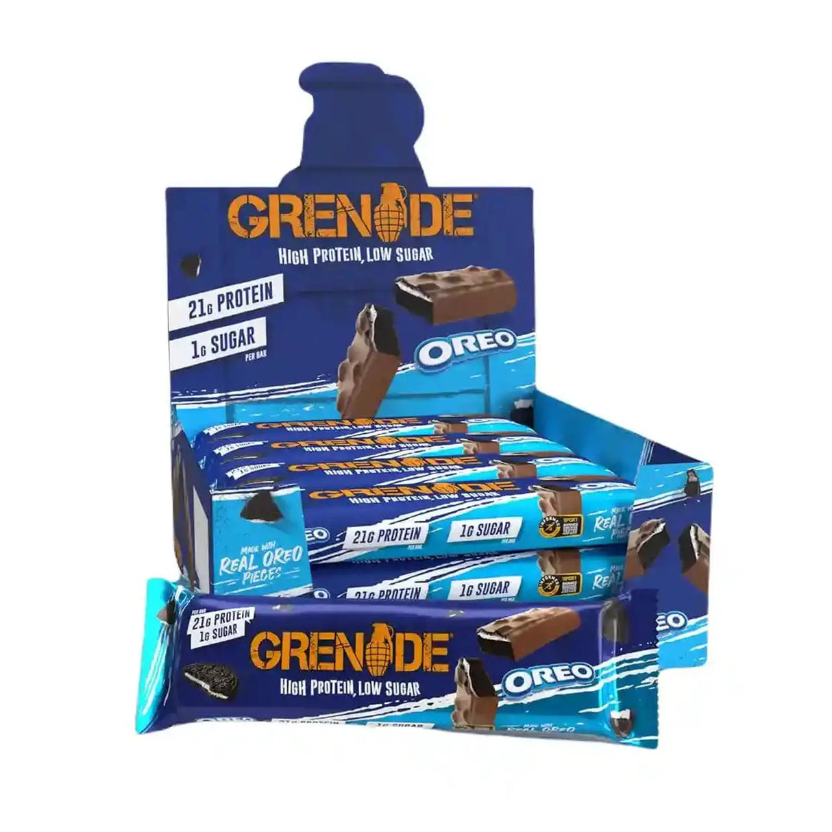 Acheter la barre protéinée Grenade Grenade 12 x 60 g Oreo sur HighPowered.ch