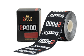 Kinesiology Tape Black / 10" Pre-cut kaufen -  he-ao sports tape KT Tape  - Fitness Onlineshop