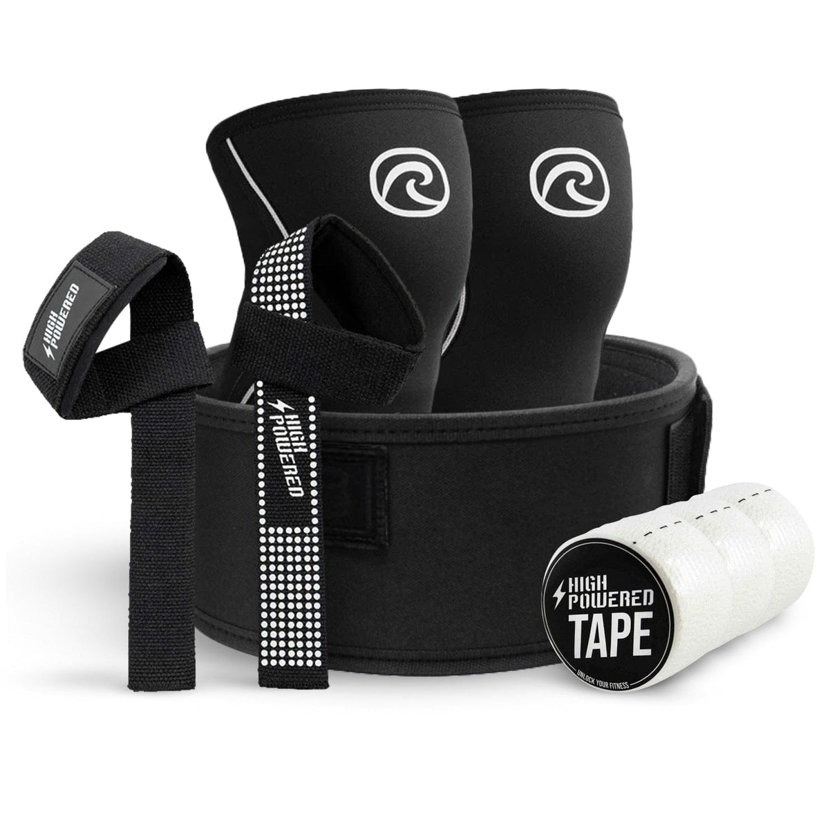 Buy the HighPowered 2POOD x Rehband Weightlifting Pack - Black XXL at HighPowered.ch