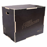 Anti-Slip Plyobox Holz (3-in-1 Jump Box) kaufen -  HighPowered Plyoboxen  - Fitness Onlineshop