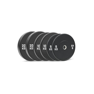 HighPowered Bumper Plates Set (Black) Beginner (70 kg) kaufen bei HighPowered.ch