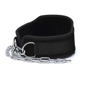 Dip Belt mit Kette Schwarz kaufen -  HighPowered Dip Gürtel  - Fitness Onlineshop
