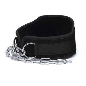 Dip Belt mit Kette Schwarz kaufen -  HighPowered Dip Gürtel  - Fitness Onlineshop