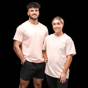 Frog Unisex Oversized T-Shirt (Peach) kaufen -  HighPowered Fitness Oberteile Unisex  - Fitness Onlineshop