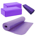 Fitness- und Yoga-Set (1x Matte, 2x Block, 1x Strap) Violett kaufen -  HighPowered Mobility Set  - Fitness Onlineshop