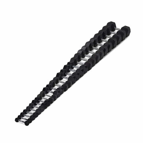 Acheter un ensemble d'haltères hexagonaux (1 à 20 kg, 14 paires) -  Ensembles d'haltères HighPowered  - Boutique en ligne de fitness