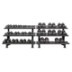Hexagon Dumbbell Set (Kurzhanteln) 1-40kg (22 Paare) mit 2 Storage Racks kaufen -  HighPowered Kurzhantel Sets  - Fitness Onlineshop