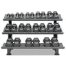 Buy Hexagon Dumbbell Set (3–30 kg, 12 pairs) with Storage Rack - HighPowered Dumbbell Sets - Fitness Online Store