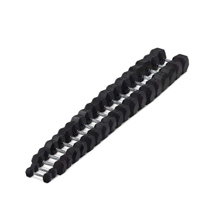 Acheter un ensemble d'haltères hexagonaux (5-40 kg, 10 paires) -  Ensembles d'haltères HighPowered  - Boutique en ligne de fitness